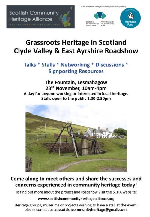 Clyde Valley & East Ayrshire Roadshow Poster