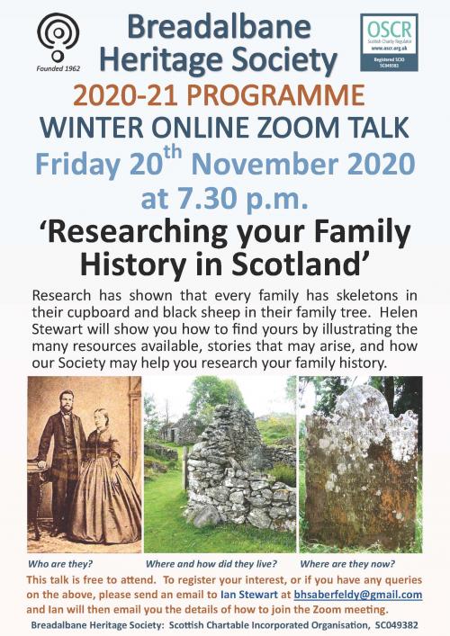 Researching your Family History in Scotland