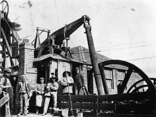 The Farme Colliery Engine of 1810, now preserved at Summerlee Museum.