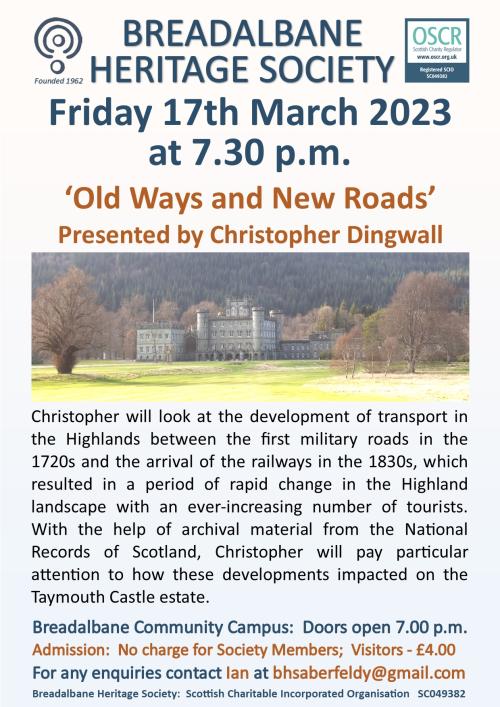 Old Ways and New Roads