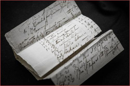 Image shows written document