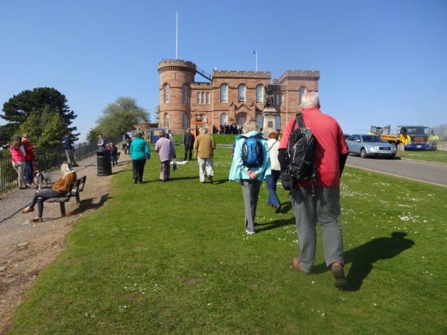 Approaching the Castle, Inverness