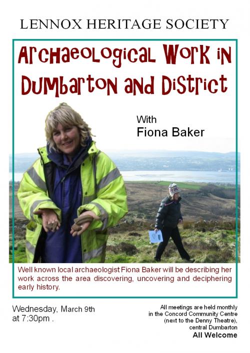 Archaeological Work in Dumbarton and district
