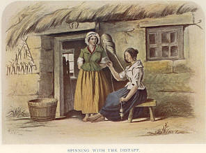 McIan - Spinning with distaff