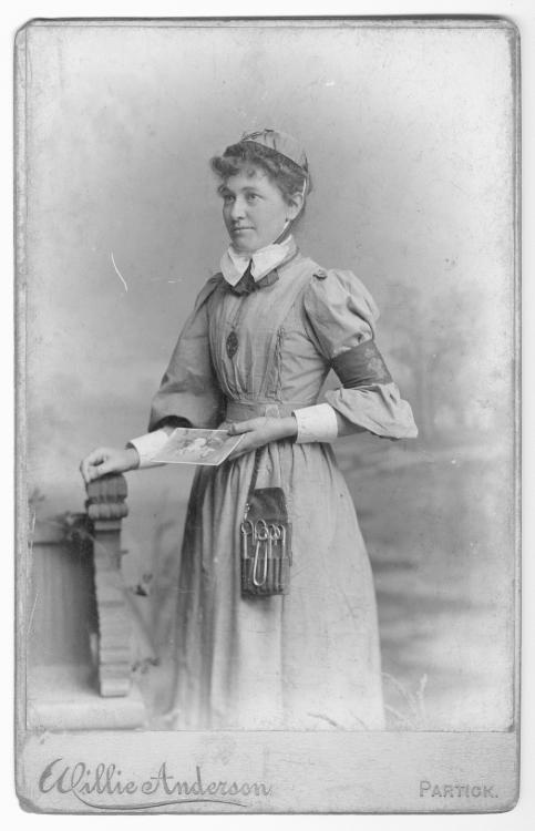 Queen's Nurse Margaret Melville Rae, 1899 Glasgow