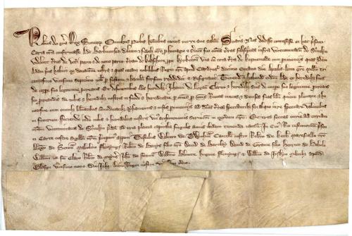 Robert The Bruce Charter, 1329