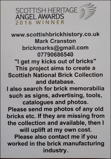 Scottish brick history flyer