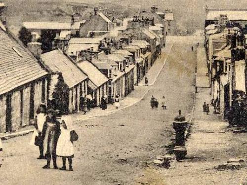 Top of Main Street, Aberchirder, c.1908